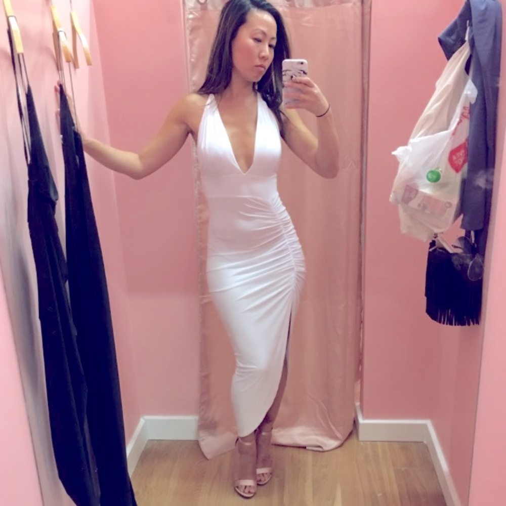 Sexy white dress